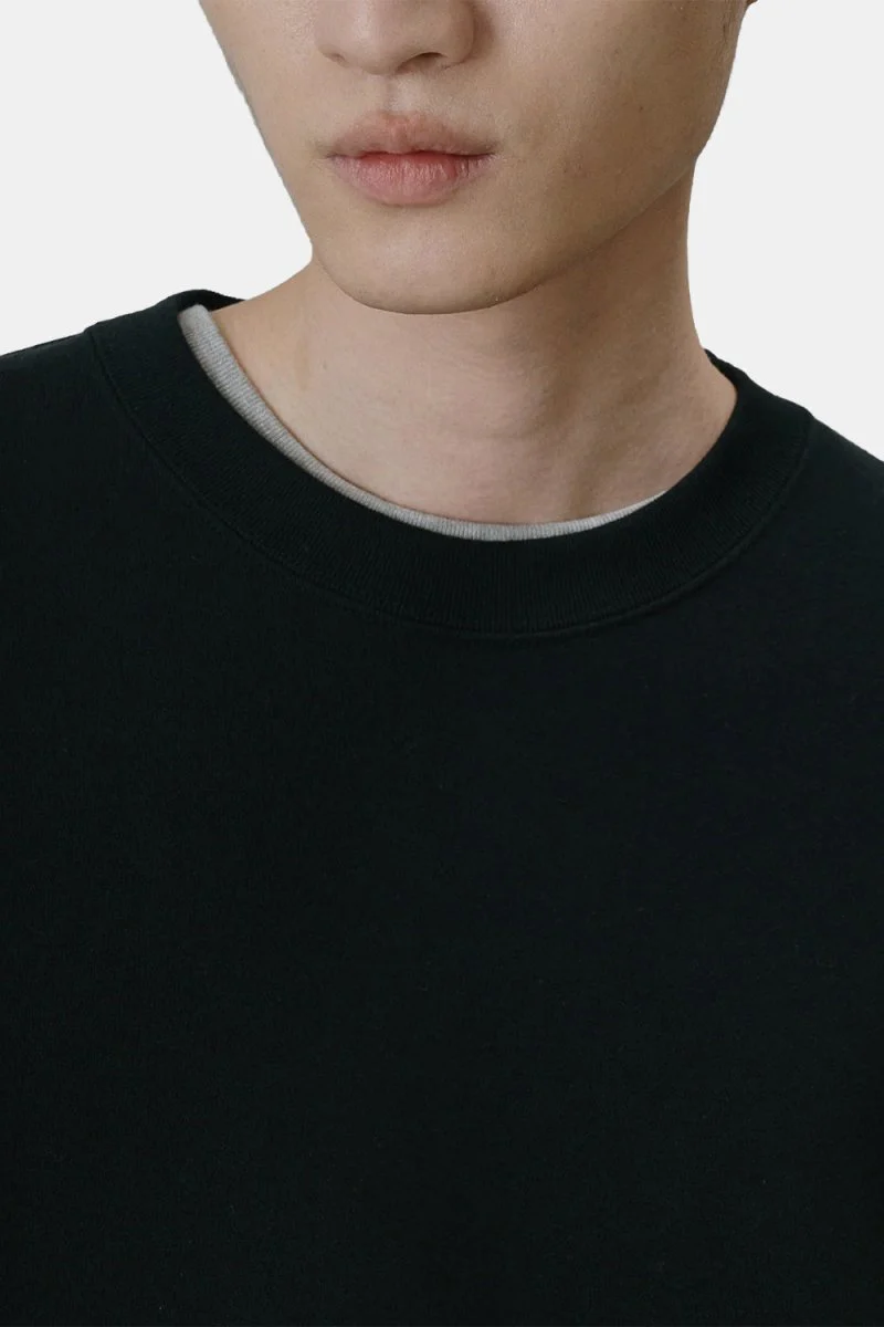 United Athle Japan Made Crew Neck Sweat (Black) - Image 4