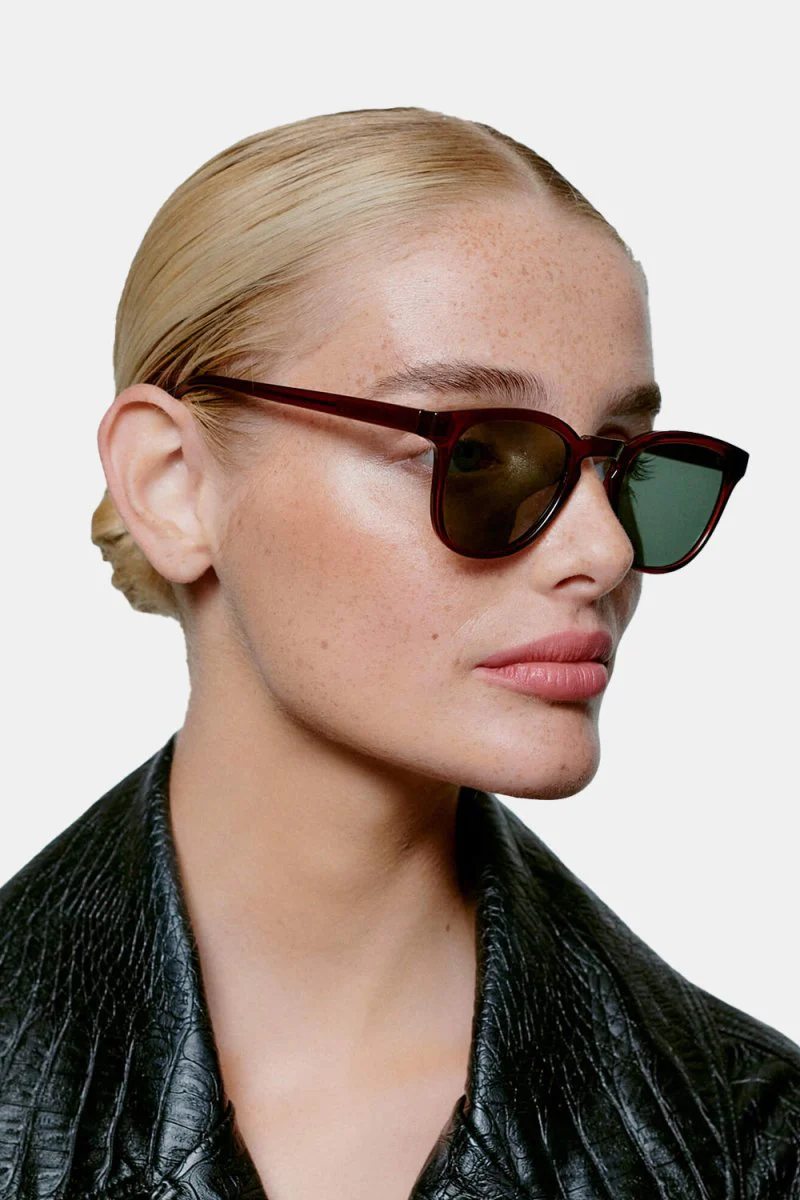 A Kjaerbede Bate Sunglasses (Brown Transparent) - Image 4