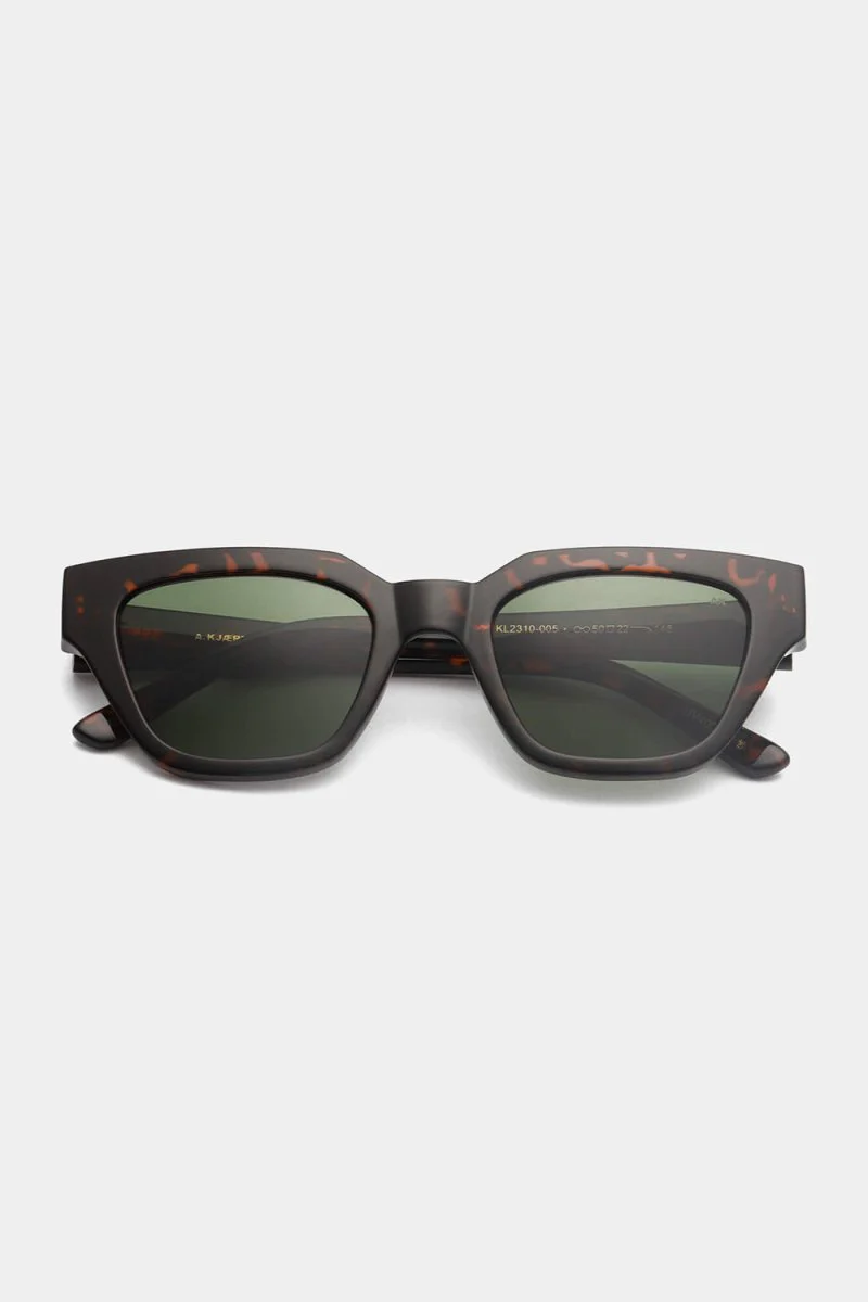 A Kjaerbede Kaws Sunglasses (Demi Tortoise Brown) - Image 3