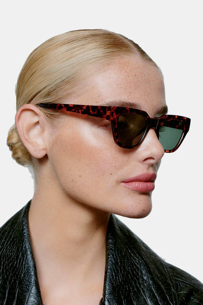 A Kjaerbede Kaws Sunglasses (Demi Tortoise Brown) - Image 4