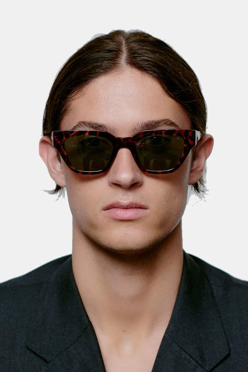 A Kjaerbede Kaws Sunglasses (Demi Tortoise Brown) - Image 5