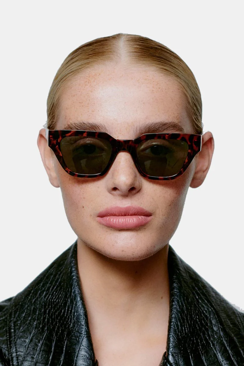 A Kjaerbede Kaws Sunglasses (Demi Tortoise Brown) - Image 7