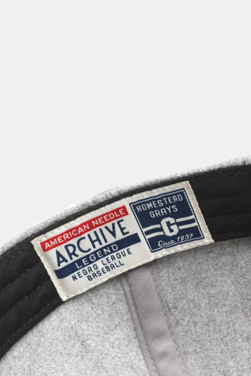 American Needle Homestead Grays Archive Legend Cap (Grey) - Image 3