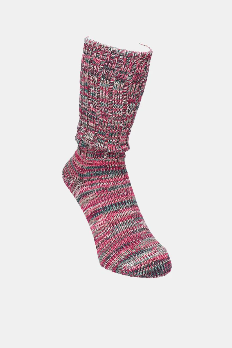Anonymous Ism 5 Colour Mix Crew Socks (Dark Violet) - Image 2