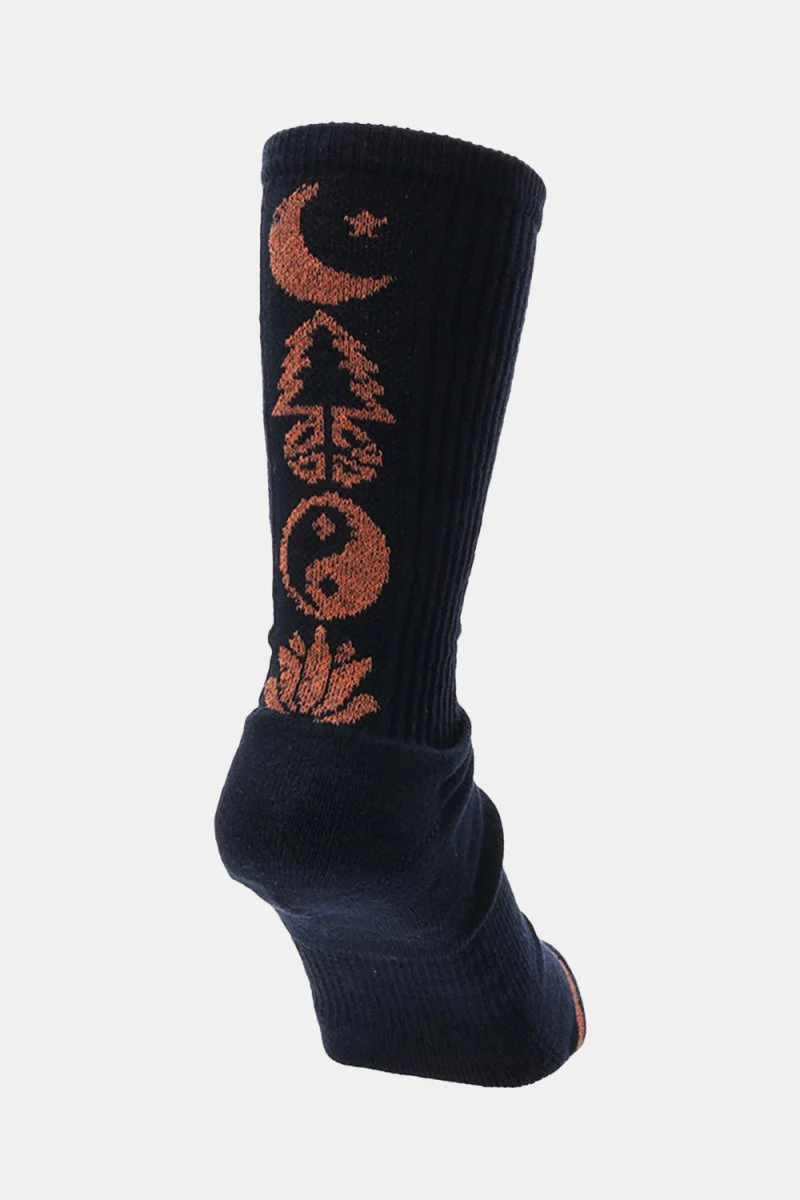 Anonymous Ism GOHEMP Pattern Pile Crew (Black)