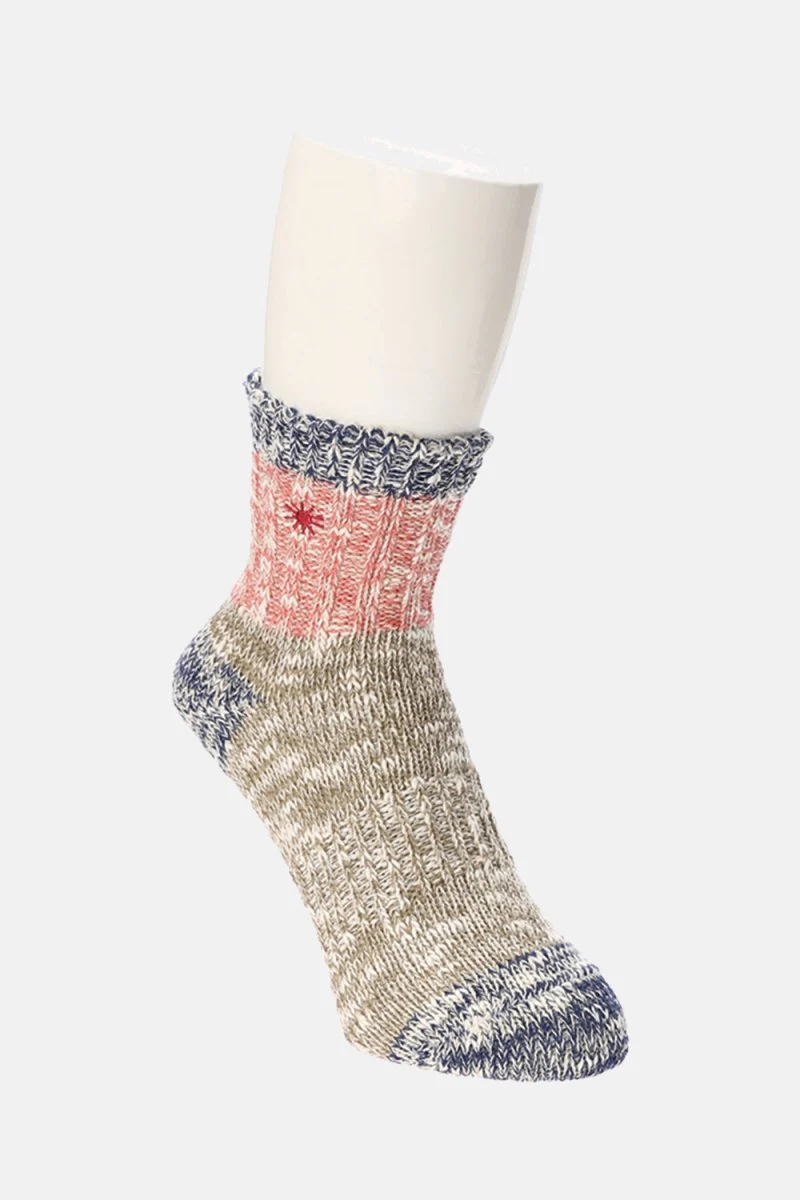 Anonymous Ism Gohemp Slub Quarter Socks (Beige)