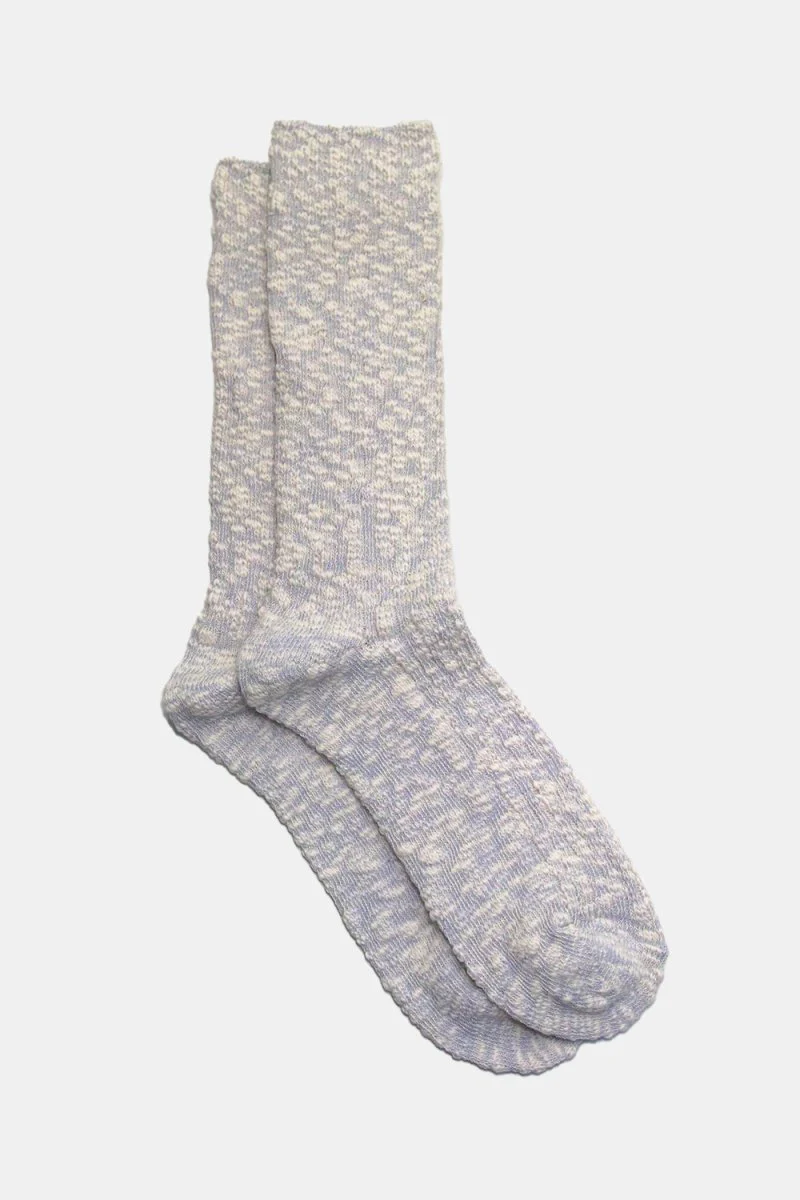Anonymous Ism Light Comfy Slub Crew Socks (Lavender)