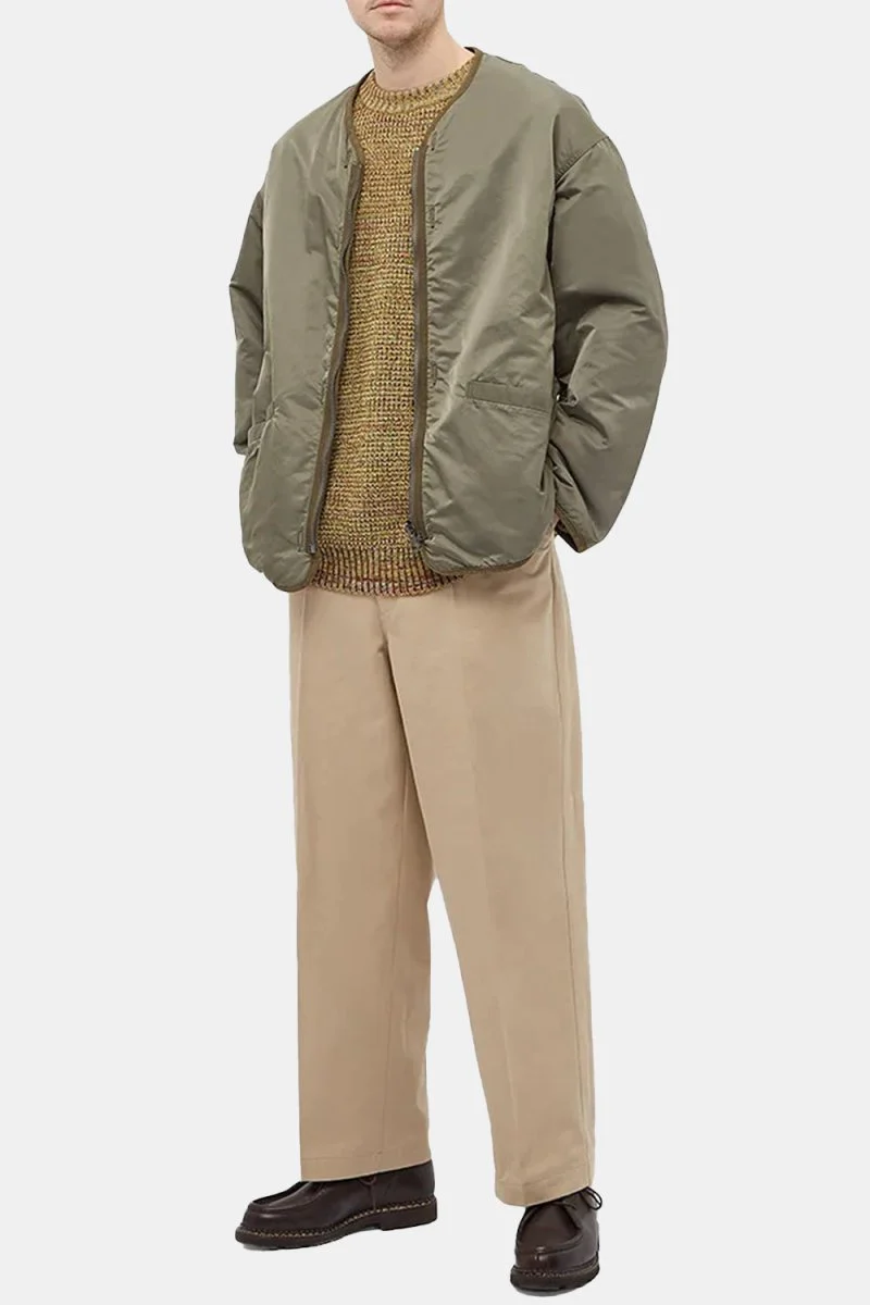 Anonymous Ism Mix Crew Neck Knit (Green/Brown) - Image 5