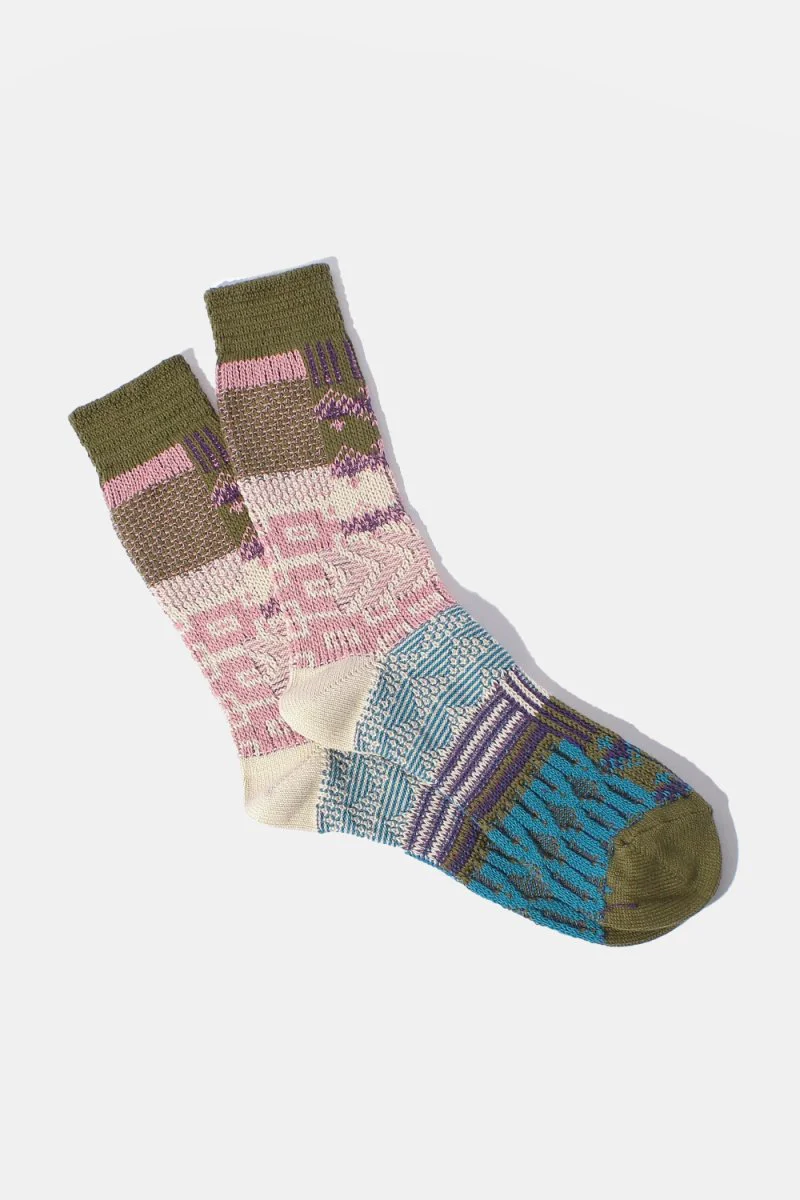 Anonymous Ism Multi Links JQ Crew Socks (Khaki)