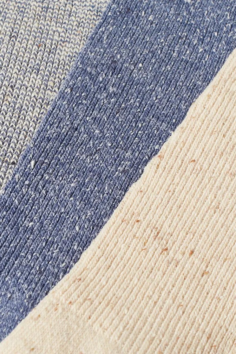 Anonymous Ism Nep Amerib Pack of Three Crew Socks (Ecru / Blue) - Image 2