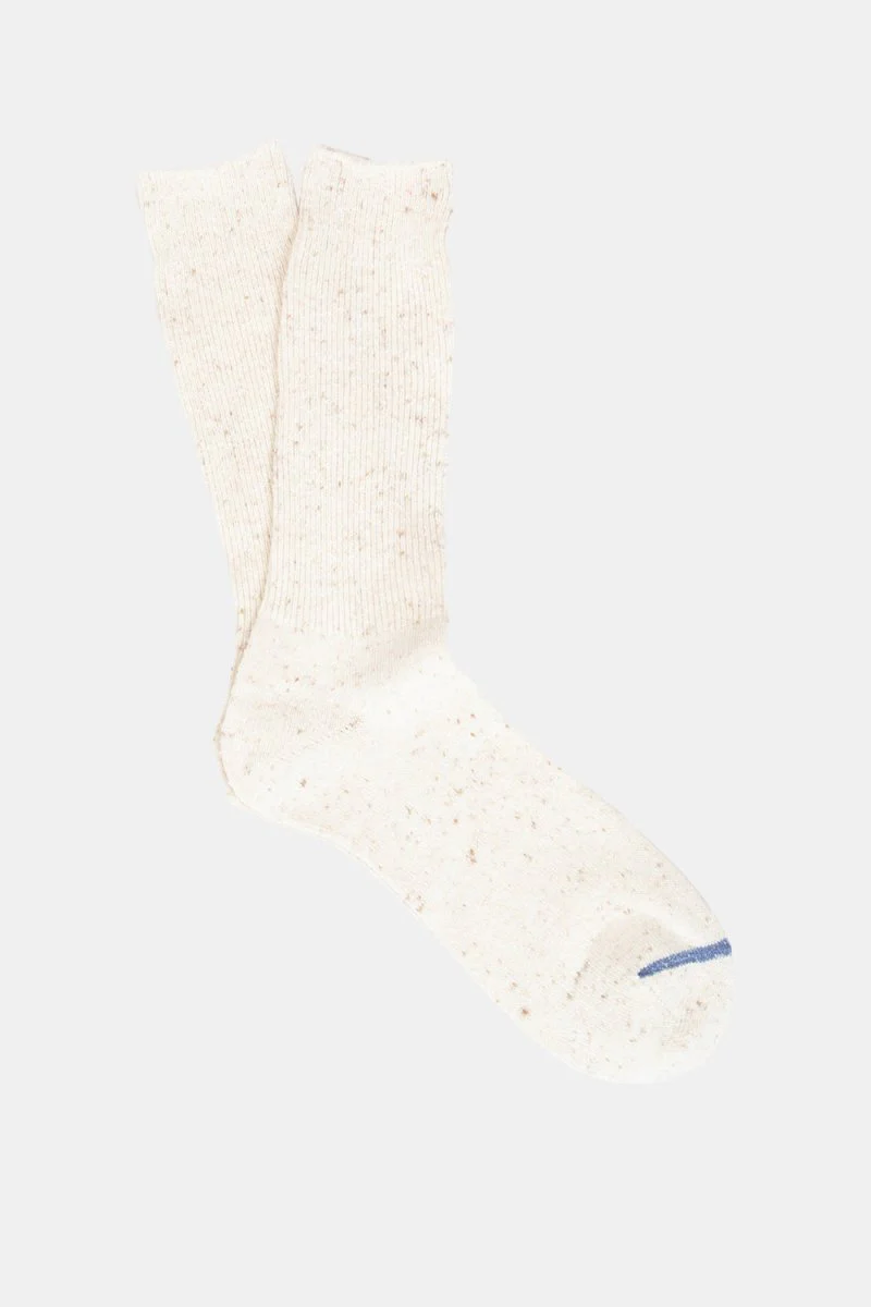 Anonymous Ism Nep Amerib Pack of Three Crew Socks (Ecru / Blue) - Image 6