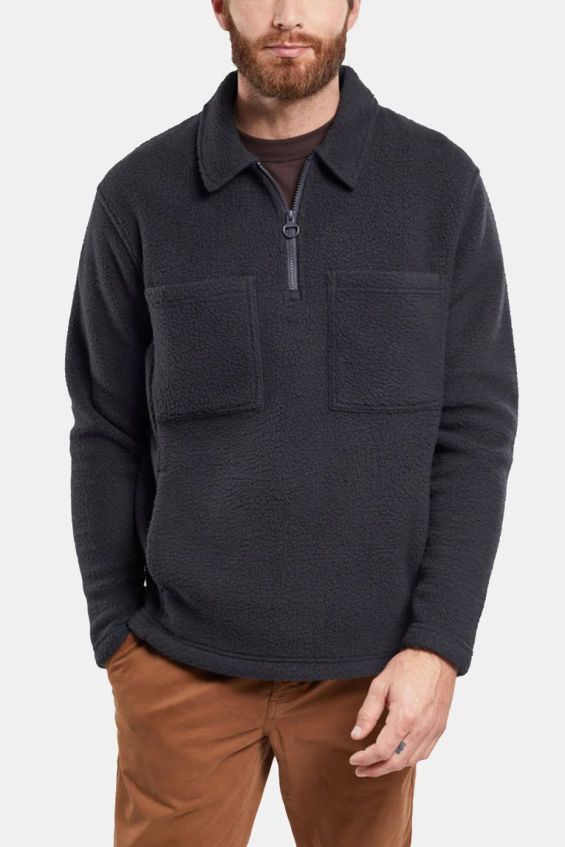 Armor Lux Heavy Fleece Sweatshirt (Navy)o