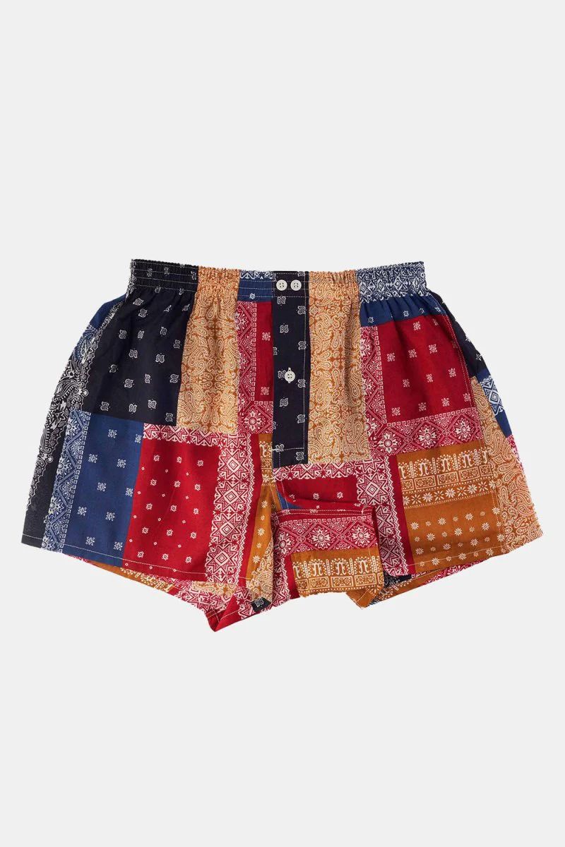 Anonymous Ism Bandana Boxers (Red/Orange/Black)