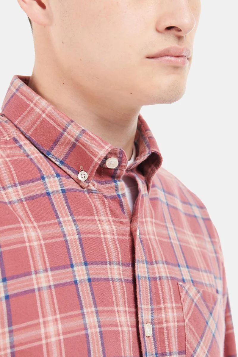 Barbour White Label Eddie Shirt (Pink Cinder) - Image 2