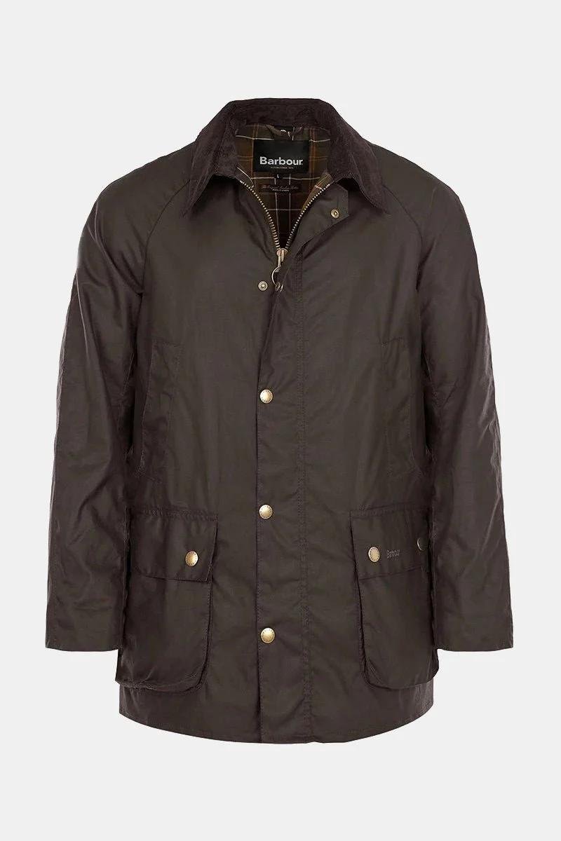 Barbour Ashby Waxed Jacket (Olive) - Image 11