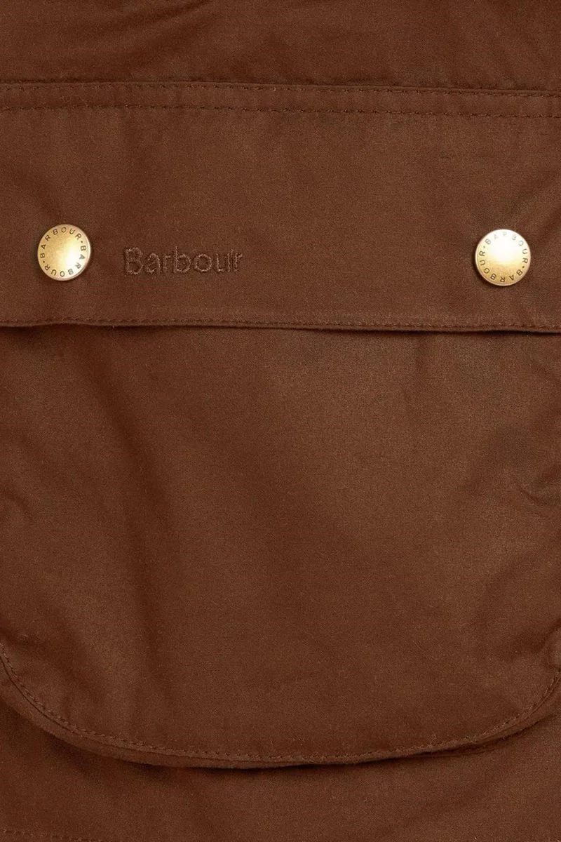 Barbour Ashby Waxed Jacket (Bark) - Image 7