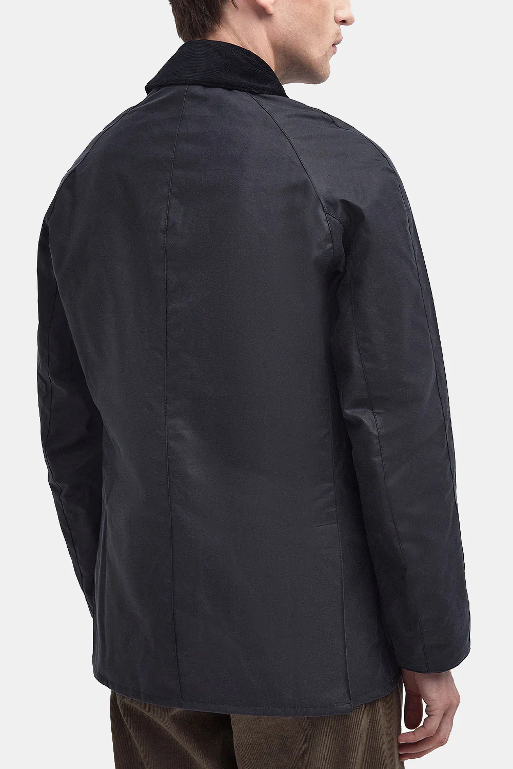 Barbour Ashby Waxed Jacket (Navy) - Image 6