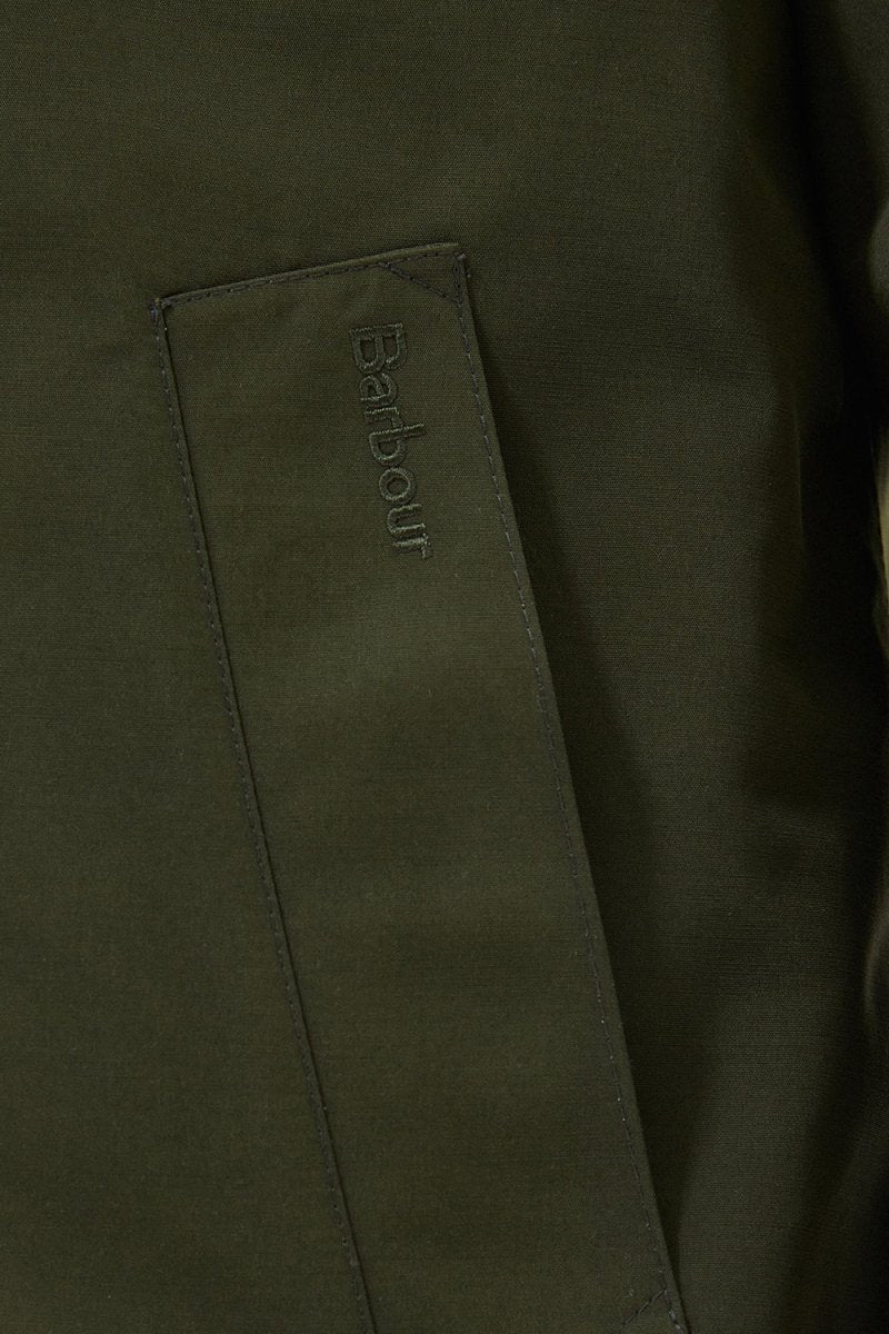 Barbour Cambridge Mac Jacket (Olive/Forest Mist) - Image 5