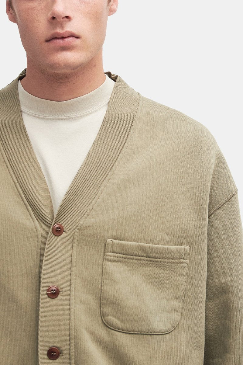 Barbour Donnington Cardigan (Bleached Olive) - Image 2