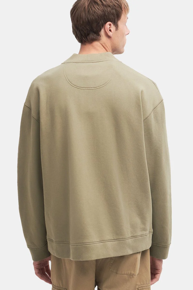 Barbour Donnington Cardigan (Bleached Olive) - Image 5