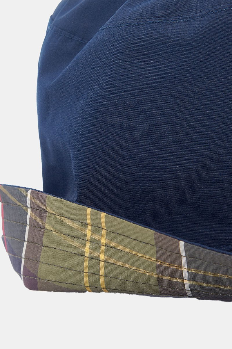Barbour Hutton Bucket Hat (Navy/Classic) - Image 2