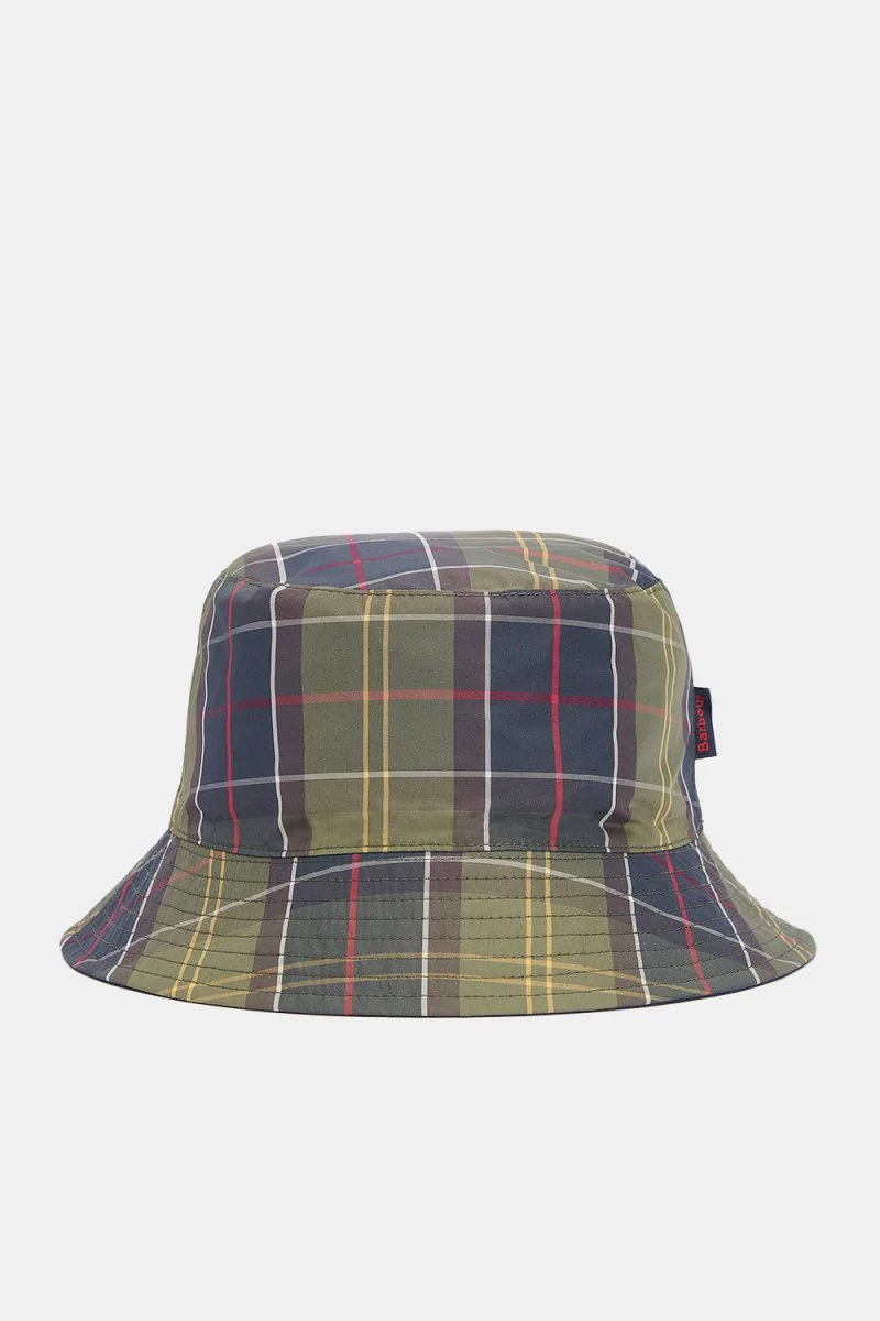 Barbour Hutton Bucket Hat (Navy/Classic) - Image 3