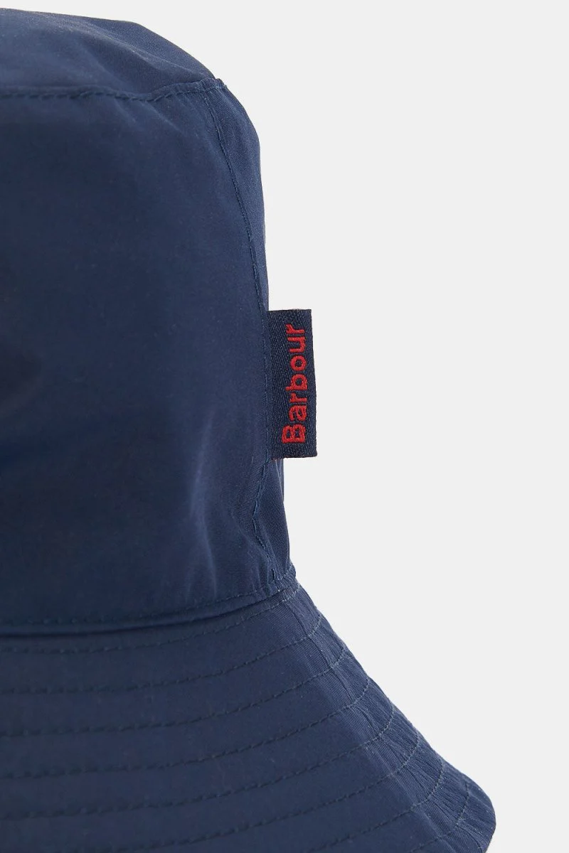 Barbour Hutton Bucket Hat (Navy/Classic) - Image 5