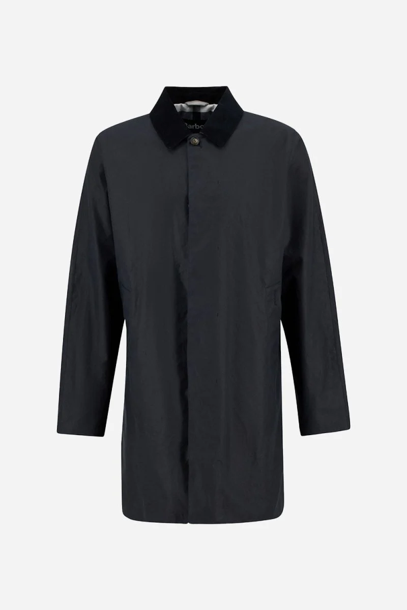 Barbour Lorden Wax Mac (Navy) - Image 3