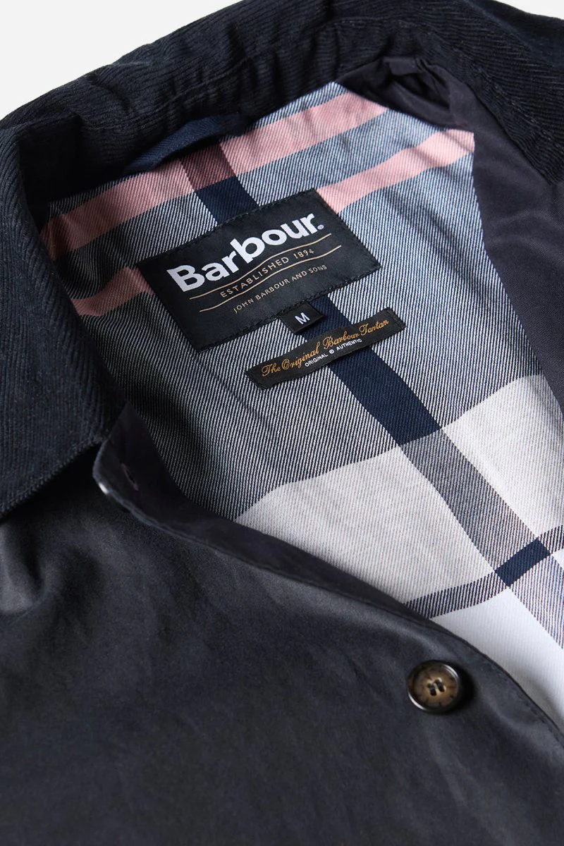 Barbour Lorden Wax Mac (Navy) - Image 4