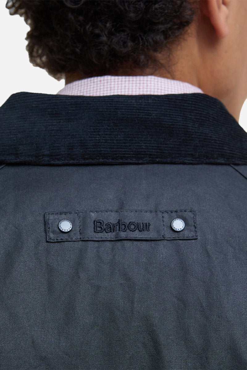 Barbour Lorden Wax Mac (Navy) - Image 5