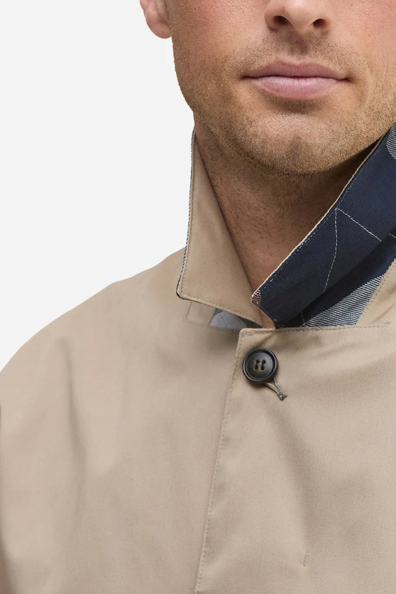 Barbour Lorden Waterproof Mac (Washed Stone) - Image 2
