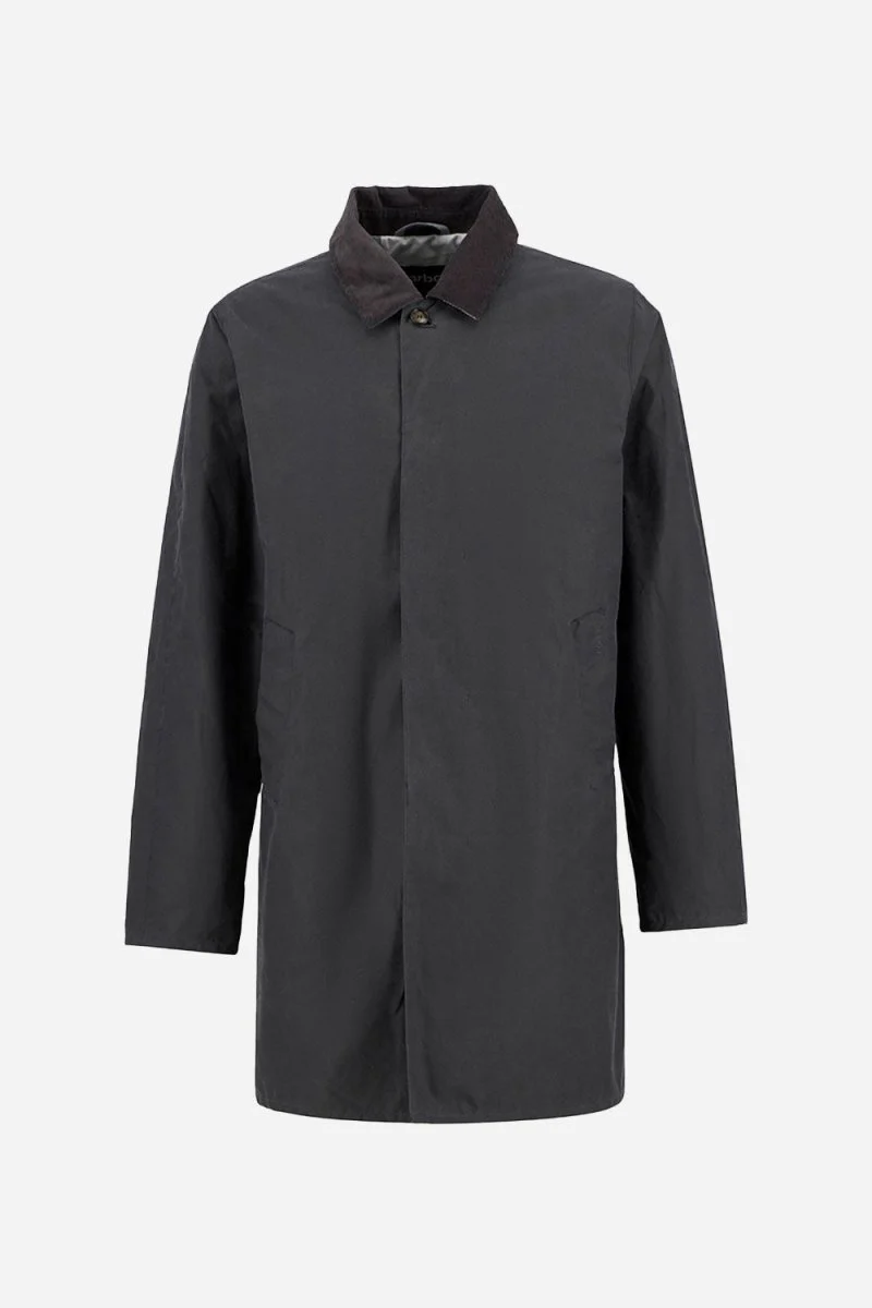 Barbour Lorden Wax Mac (Grey) - Image 3