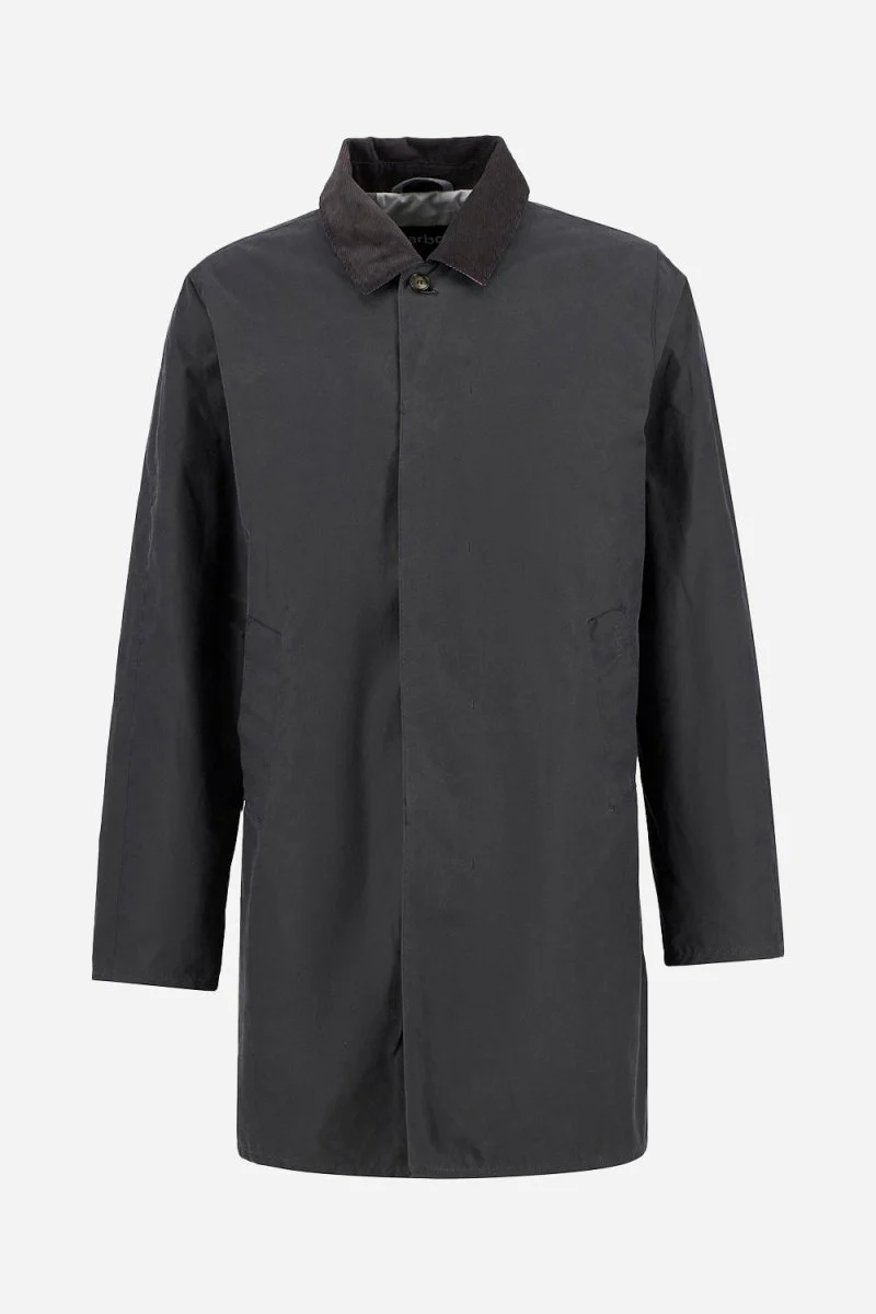 Barbour Lorden Wax Mac (Grey) - Image 4
