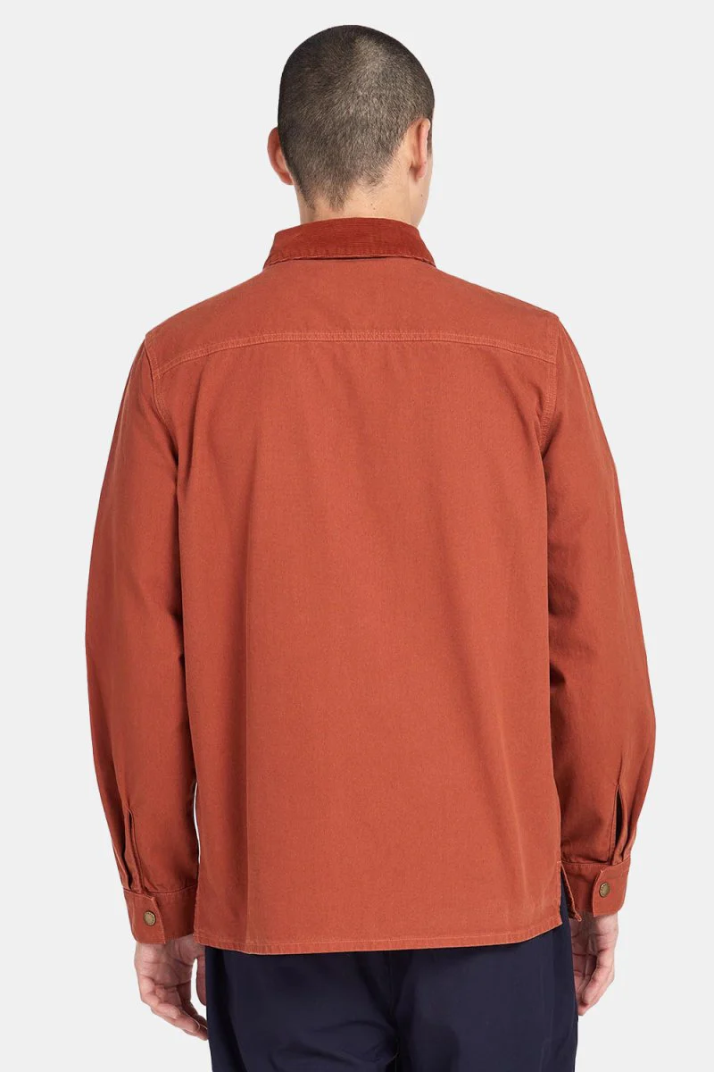 Barbour White Label Lorenzo Overshirt (Rust) - Image 5
