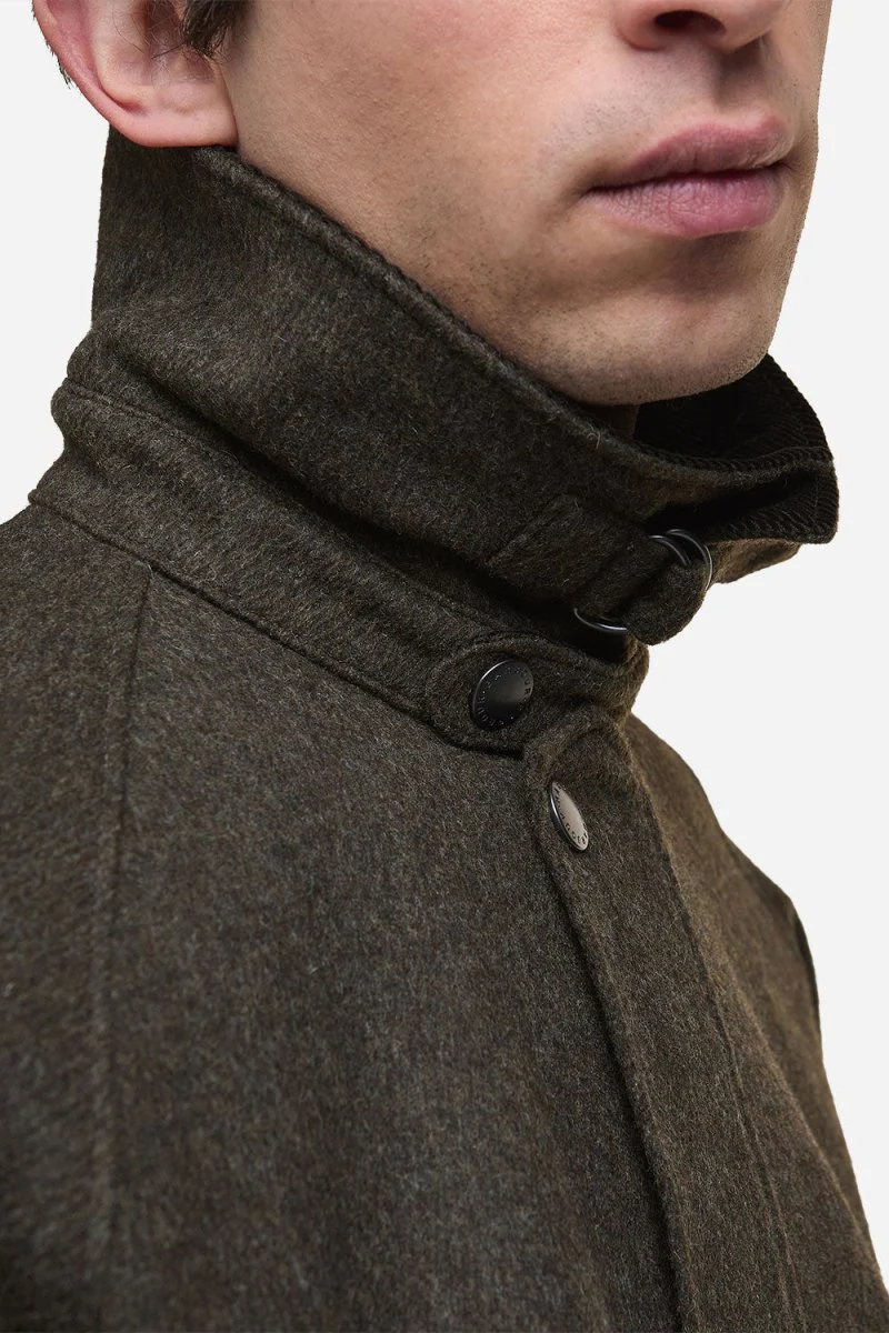 Barbour Modified Bedale Wool Jacket (Olive) - Image 2