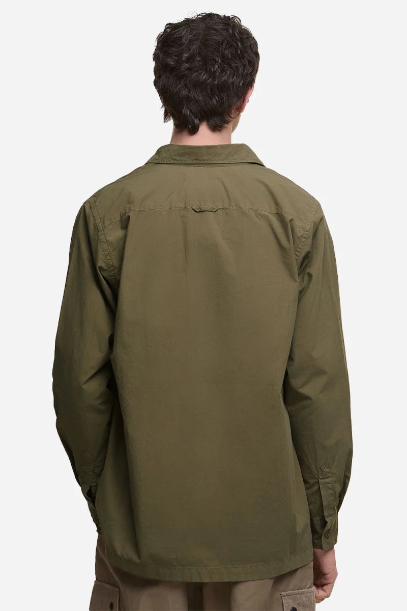 Barbour Morwick OS Shirt (British Khaki) - Image 4