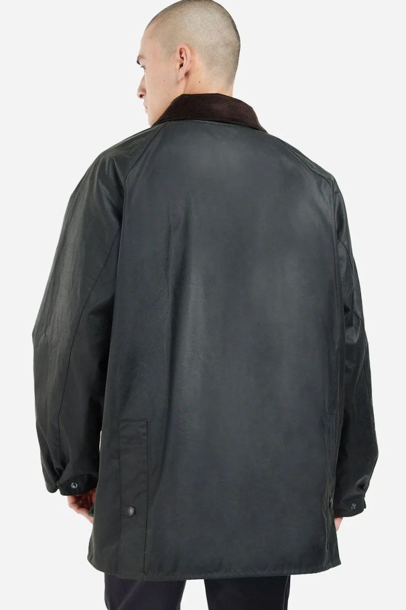 Barbour OS Bedale Wax Jacket (Sage) - Image 5