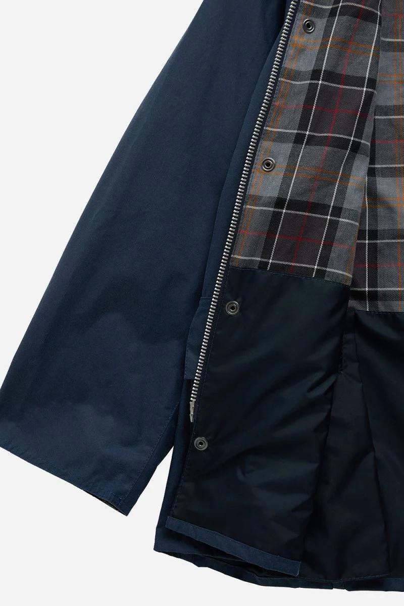 Barbour OS Bedale Wax Jacket (Washed Cobalt) - Image 15