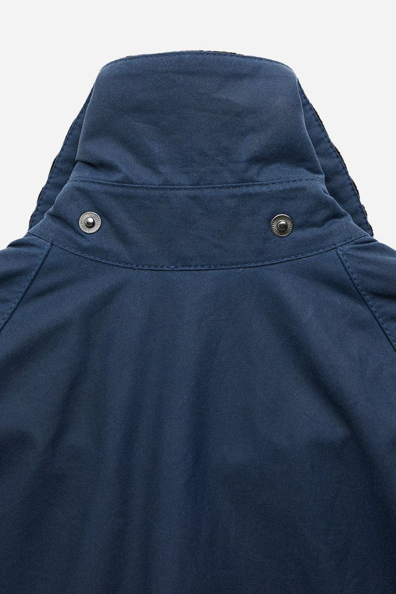 Barbour OS Bedale Wax Jacket (Washed Cobalt) - Image 17