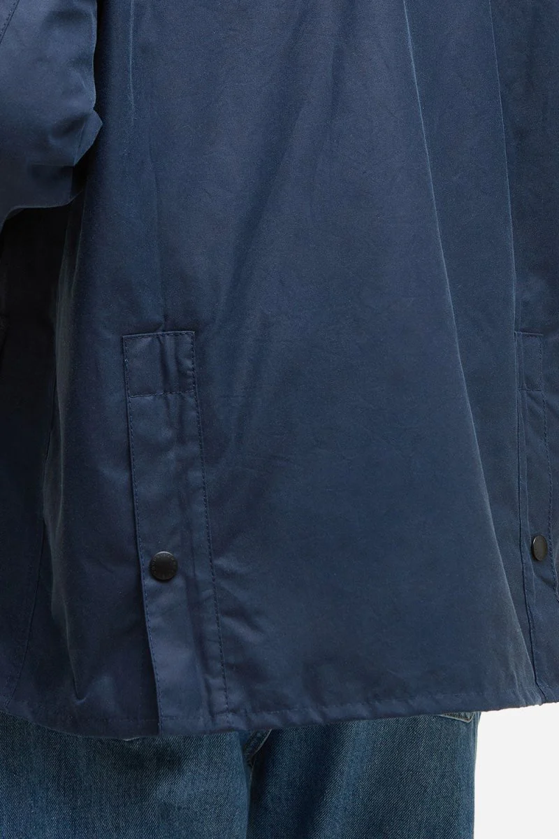 Barbour OS Bedale Wax Jacket (Washed Cobalt) - Image 19