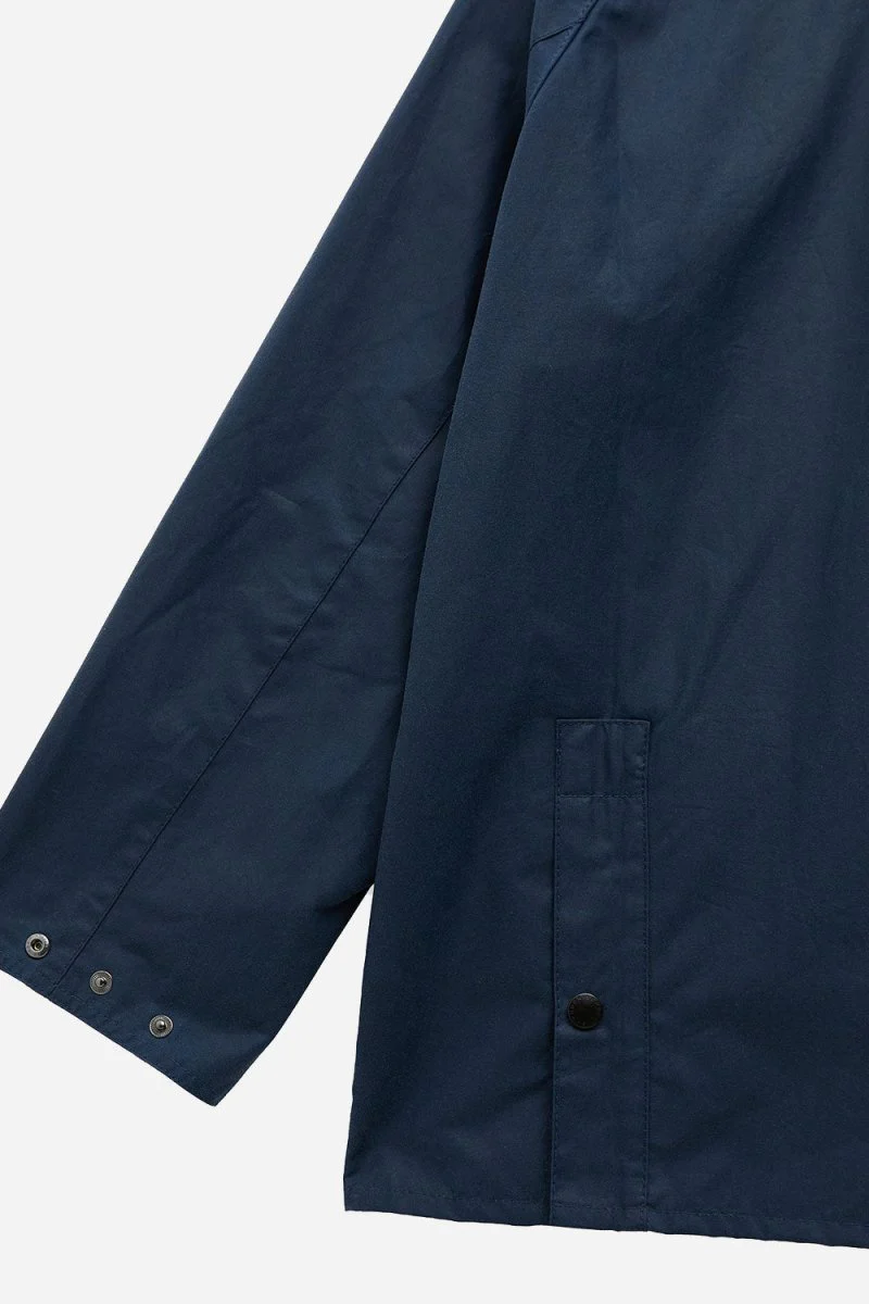 Barbour OS Bedale Wax Jacket (Washed Cobalt) - Image 6
