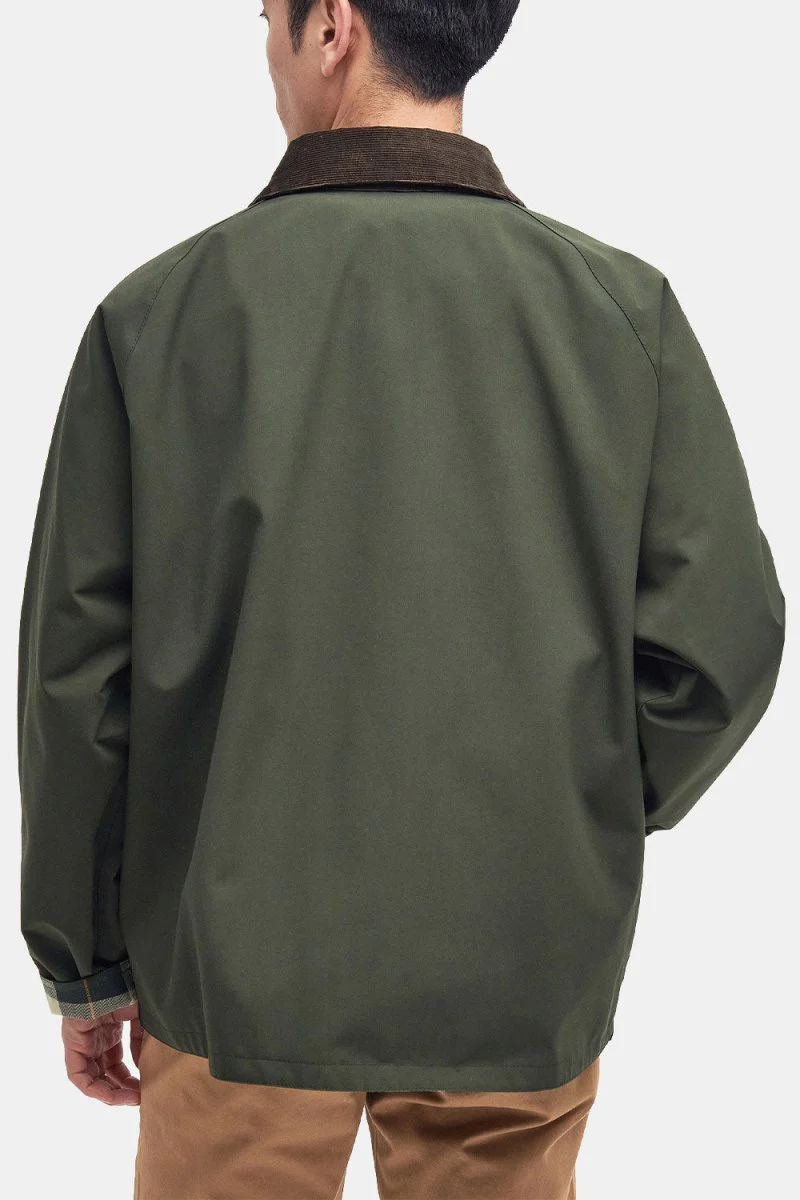 Barbour Oversized Reversible Transport Jacket (Sage) - Image 10