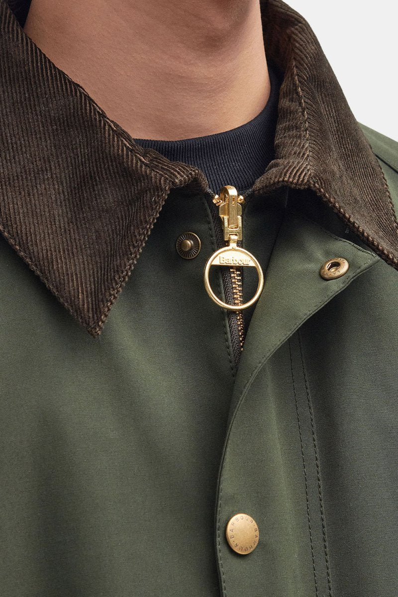Barbour Oversized Reversible Transport Jacket (Sage) - Image 7