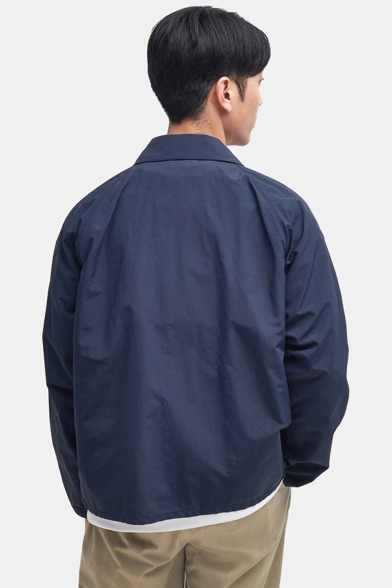 Barbour Oversized Transport Showerproof Jacket (Navy) - Image 4