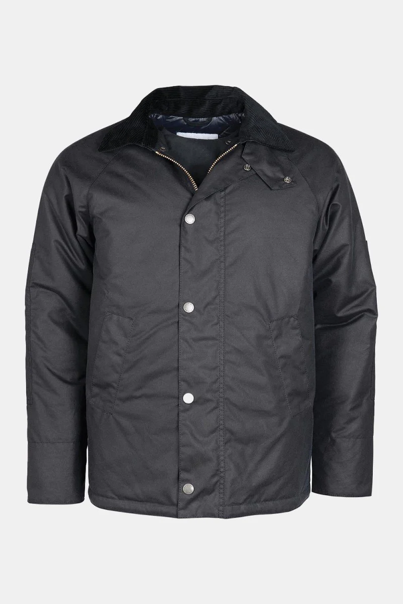 Barbour White Label SL Nara Wax Jacket (Navy) - Image 8