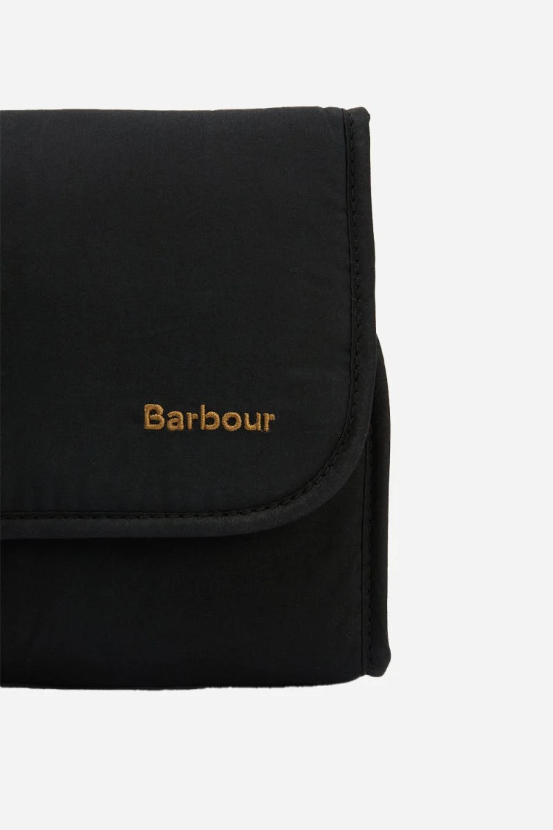 Barbour Transport Hanging Washbag (Black) - Image 4