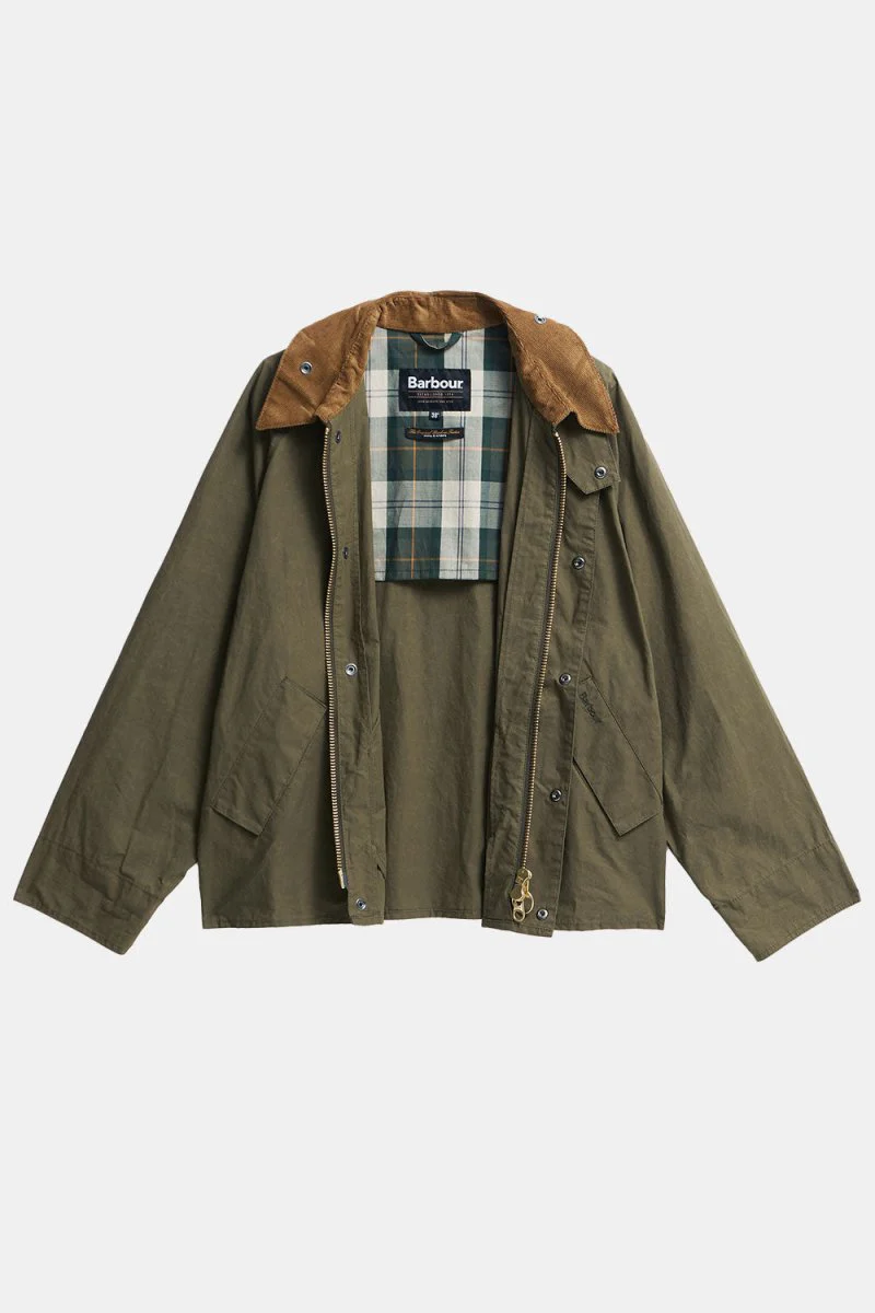 Barbour Transport Jacket (Dusky Green) - Image 13