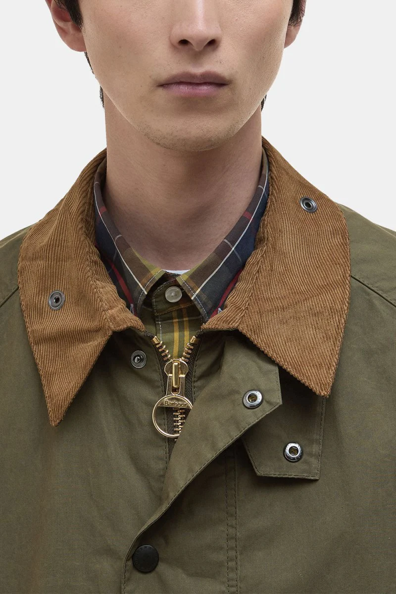 Barbour Transport Jacket (Dusky Green) - Image 3