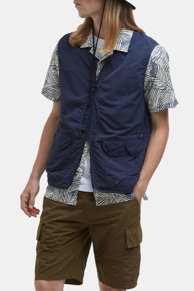Barbour Utility Flyweight Gillet (Navy) - Image 8