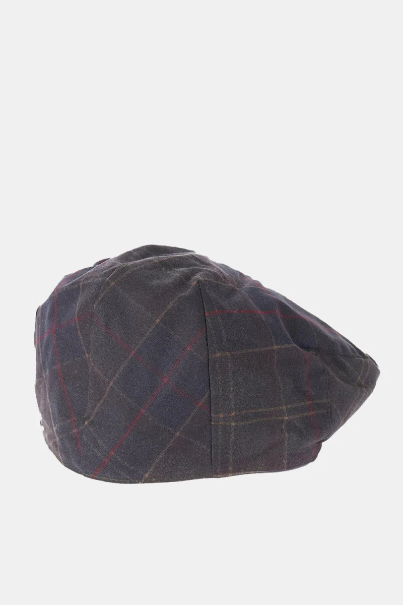 Barbour Tartan Wax Flat Cap (Classic Tartan) - Image 2